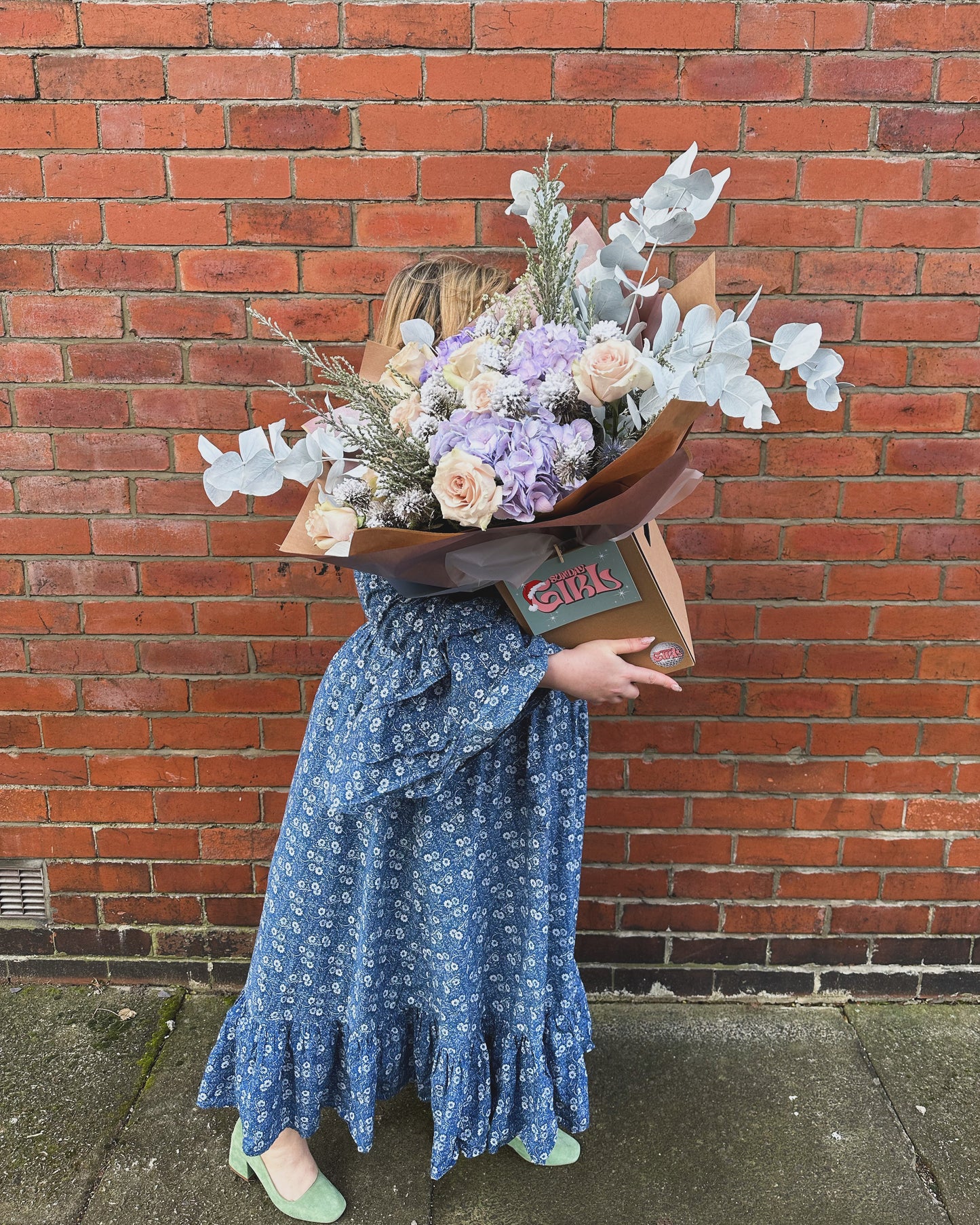 Pastel large flower bouquet by Sunday Girl Floral in Newcastle